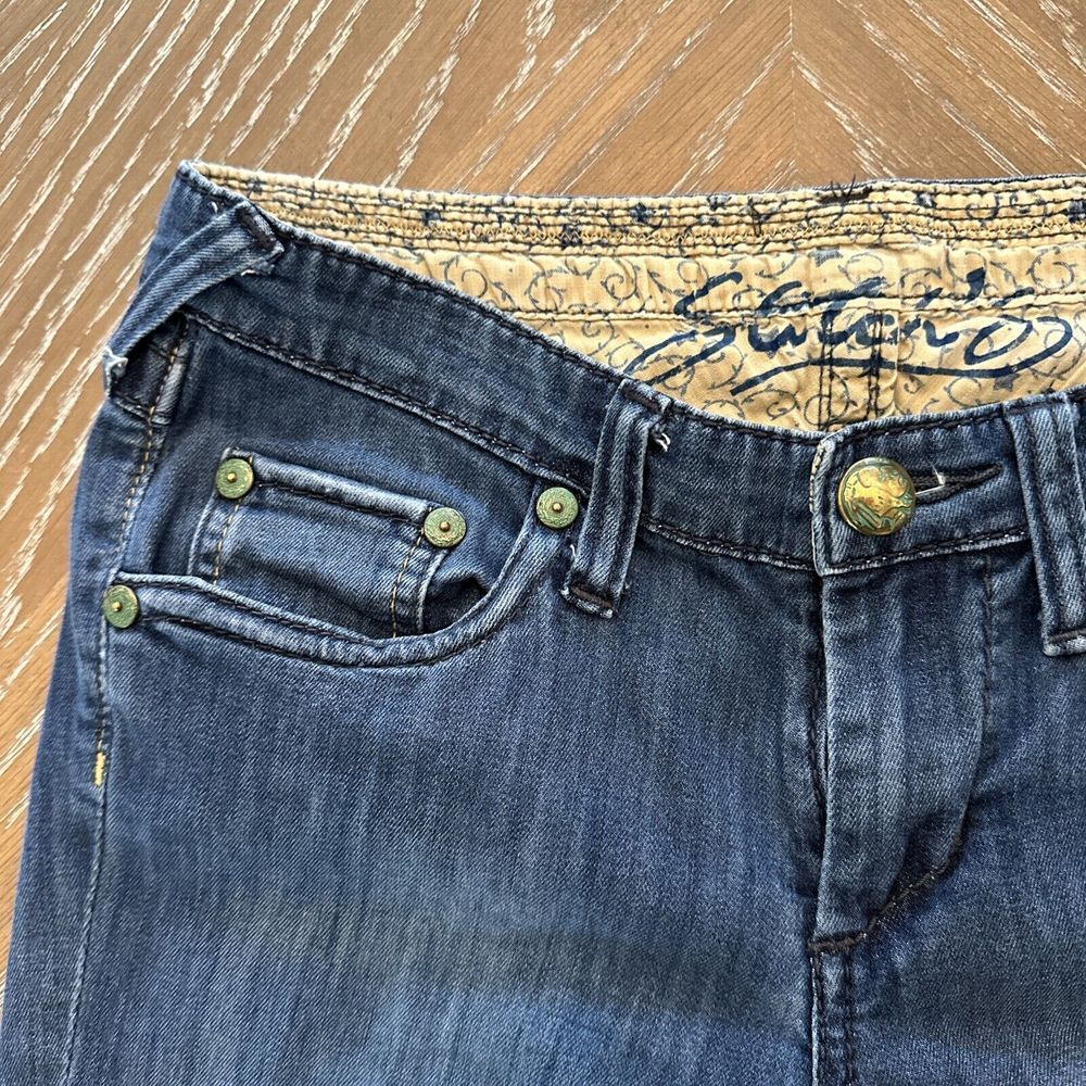 Stritchs 29 BLUE MAYA Denim Jeans Slim Straight Buffalo Nickle Low Rise EXCELLEN - Picture 3 of 11
